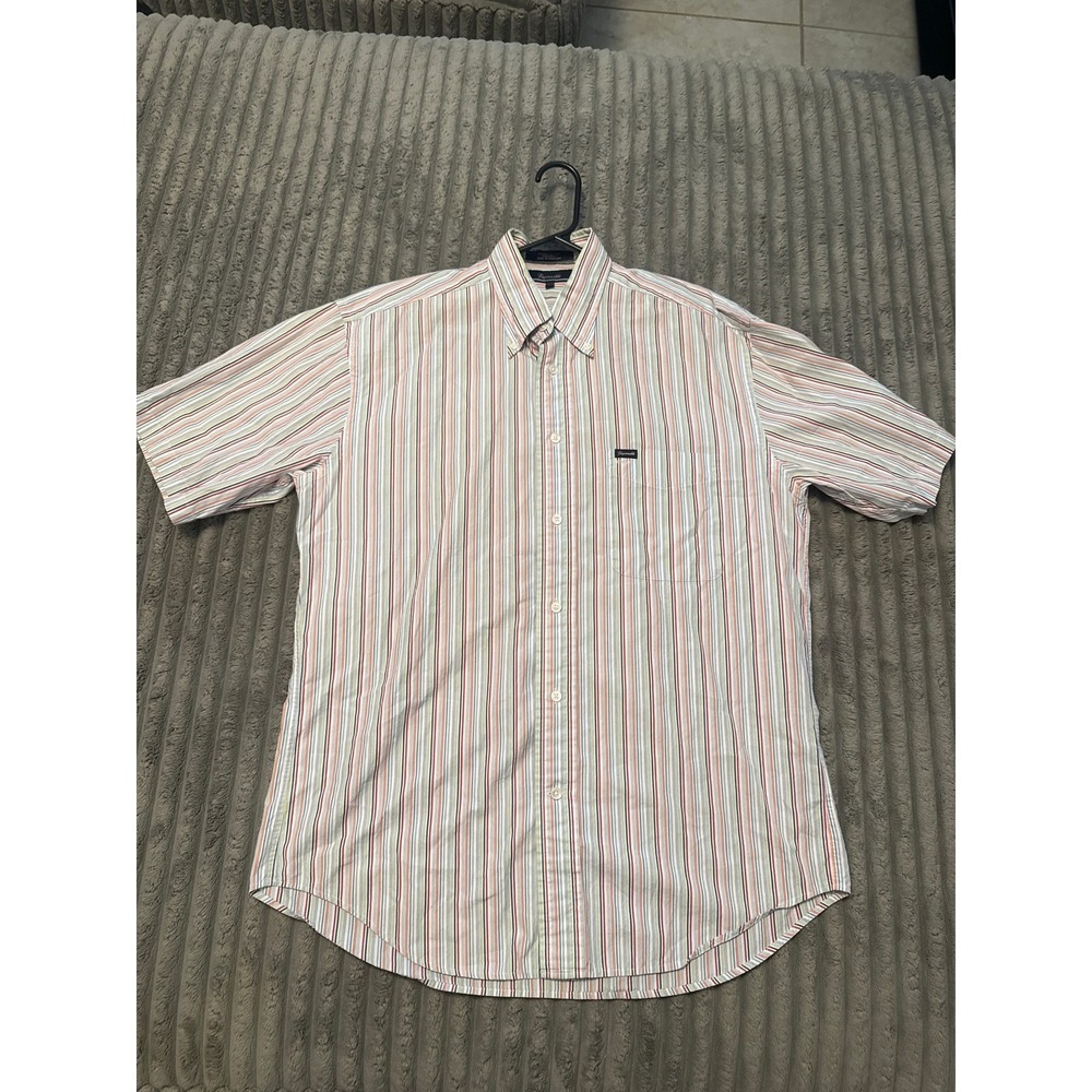 Faconnable Men's button up shirt striped size M